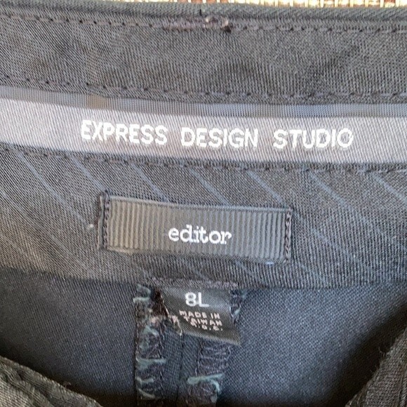 Express Straight leg black pants 8L - Picture 6 of 6